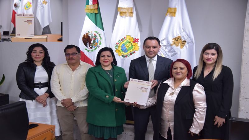 Recibe Legislatura el Proyecto de Presupuesto de Egresos 2024