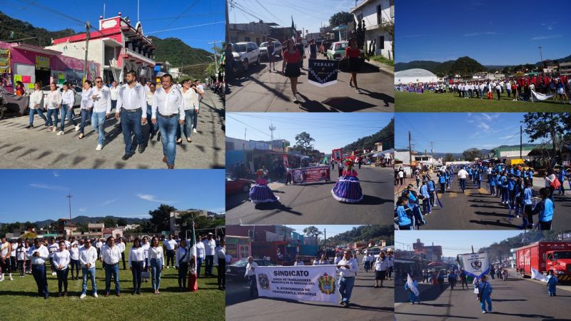 EN CABEZA EL DESFILE CONMEMORATIVO DE LA REVOLUCIÓN MEXICANA  PEPE DURAN EN EL 113 ANIVERSARIO