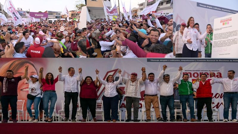 ARRANCA ROCÍO NAHLE PRECAMPAÑA AL GOBIERNO DE VERACRUZ