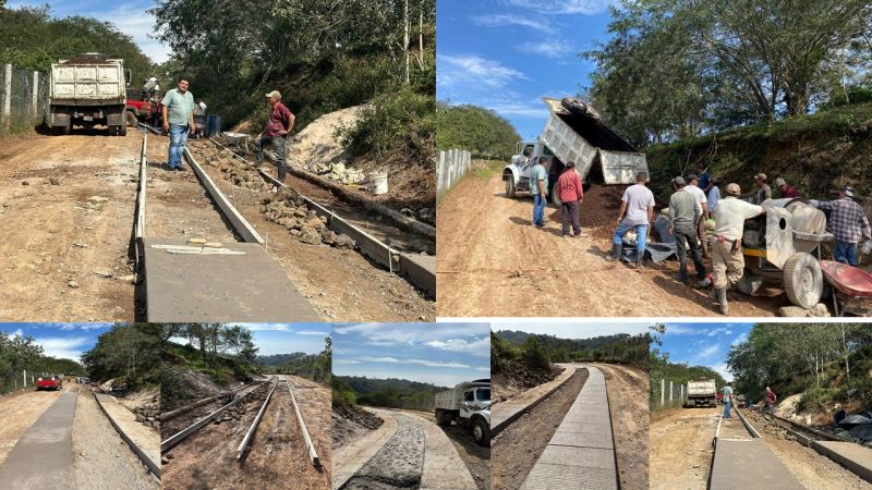 SIGUEN LAS OBRAS EN TEPETLAN, VER.