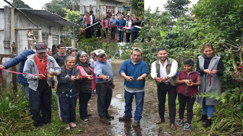 Inauguración de la Rehabilitación de la Línea de Agua Potable en la localidad del Texin