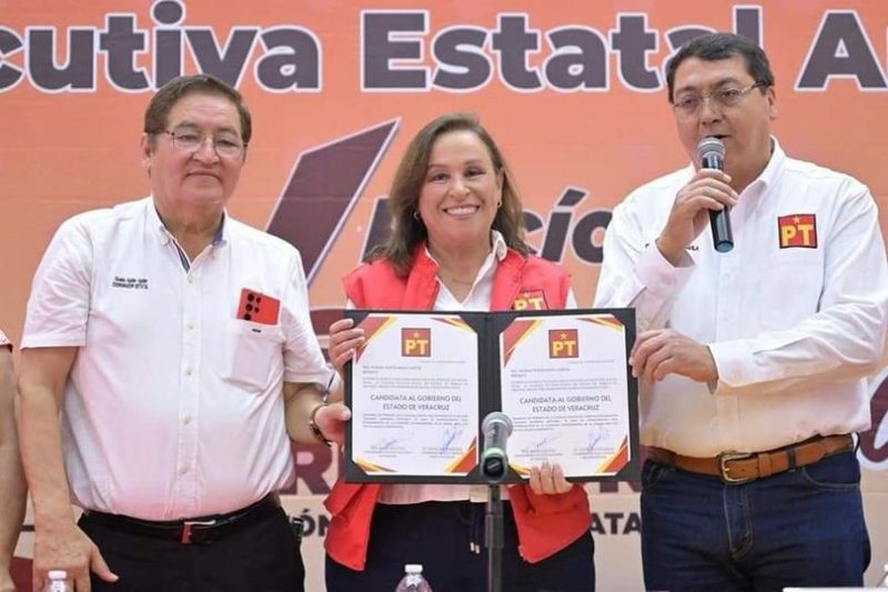 PT NOMBRA A ROCÍO NAHLE CANDIDATA A LA GUBERNATURA DE VERACRUZ